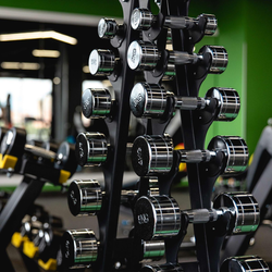 Подставка под гантельный ряд (на 10 пар, 1-10 кг)