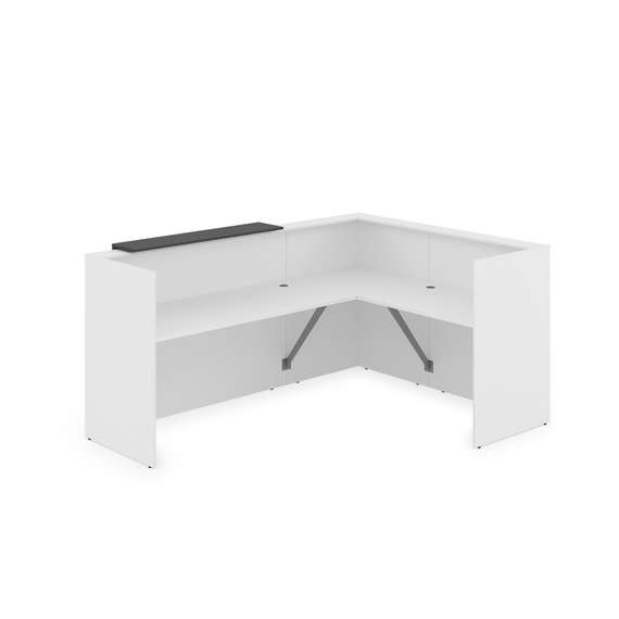 1КР-ДС.102 Комплект Ресепшн с фартуком ЛДСП (2344*1777*1161) (без подсветки)