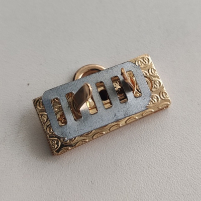 Замок вертушка на винтах Петелька Золото