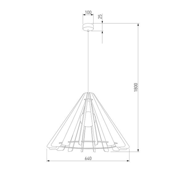Подвесной светильник TK Lighting 10436 Eris