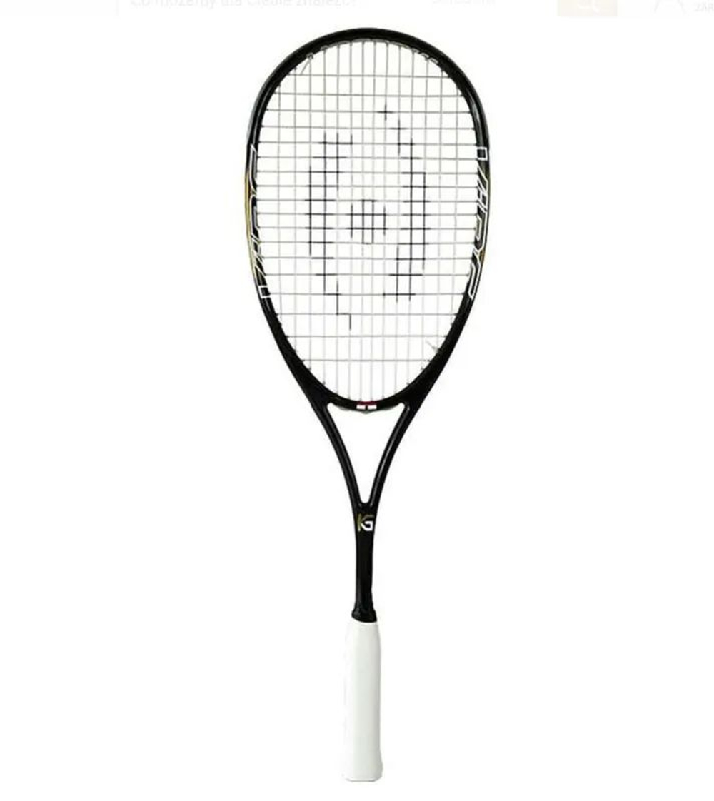 Harrow Vibe, Custom Karim Abdel Gawad, Squash Racquet, Black/Vegas