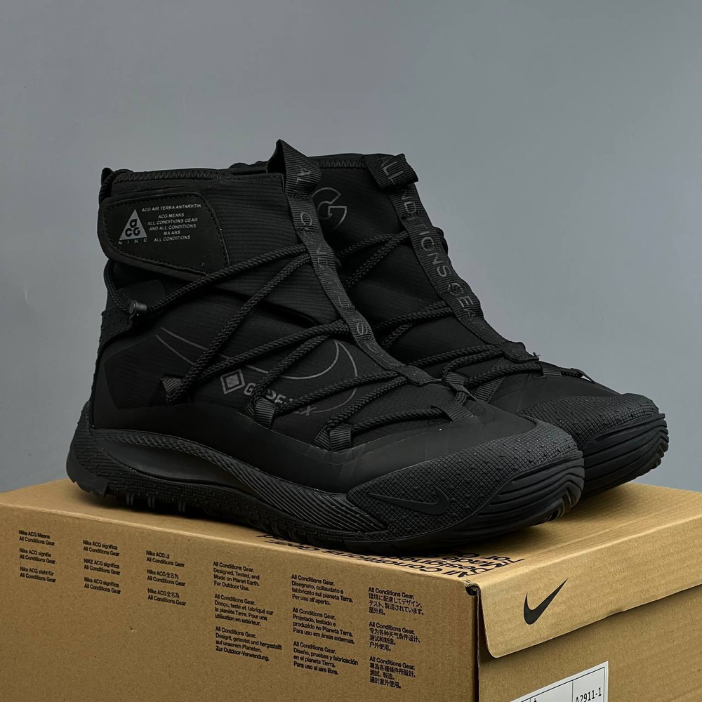 Кроссовки Nike ACG на меху #421 (черн.)