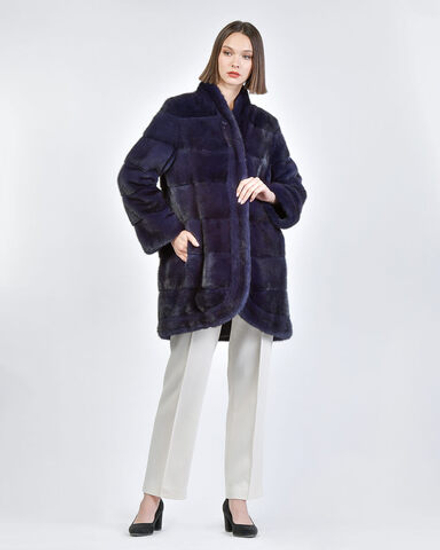 Шуба из меха норки