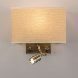 Citilux Декарт CL704303 Бра с бежевым абажуром и диммером