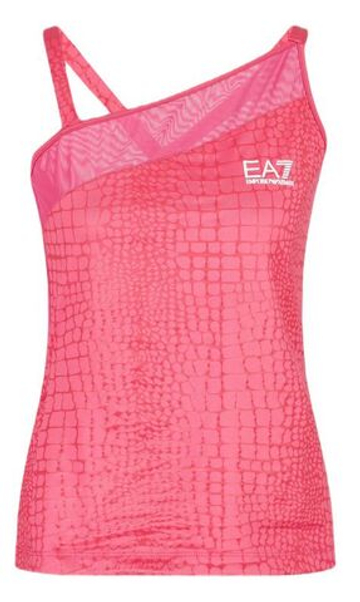 Женский топ теннисный EA7 Woman Jersey Tank - Розовый