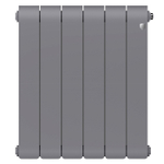 Радиатор биметаллический Royal Thermo Infinity 500 Silver Satin - 6 секц.