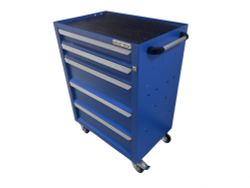 Инструментальная тележка GWT-K5B Great Wolf 5 ящиков, цз, колеса с тормозом, синяя