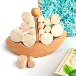 Деревянный балансир Кораблик  Леснушки