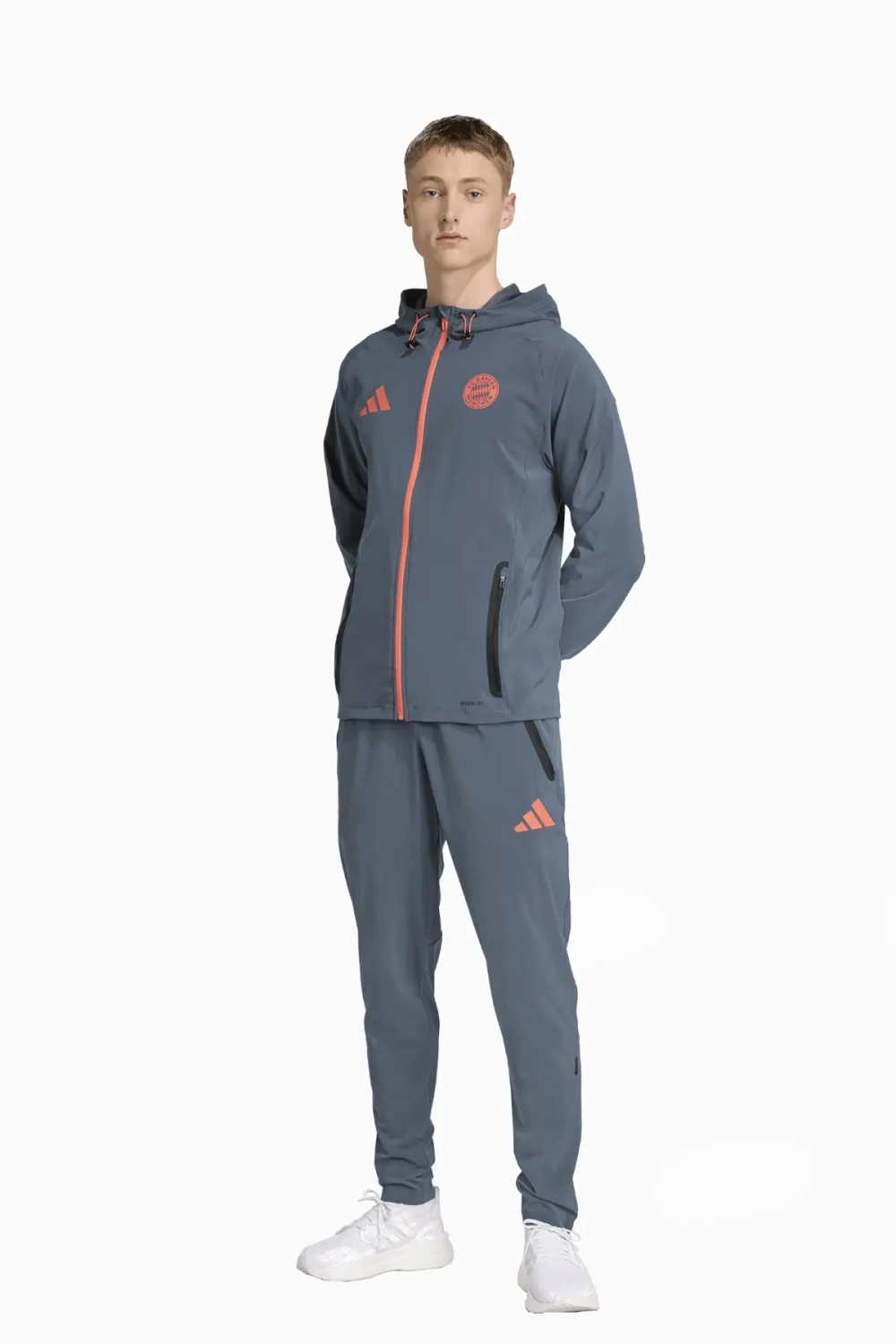 Ветровка adidas FC Bayern 25/26 Competition Vis Tech Travel - серый