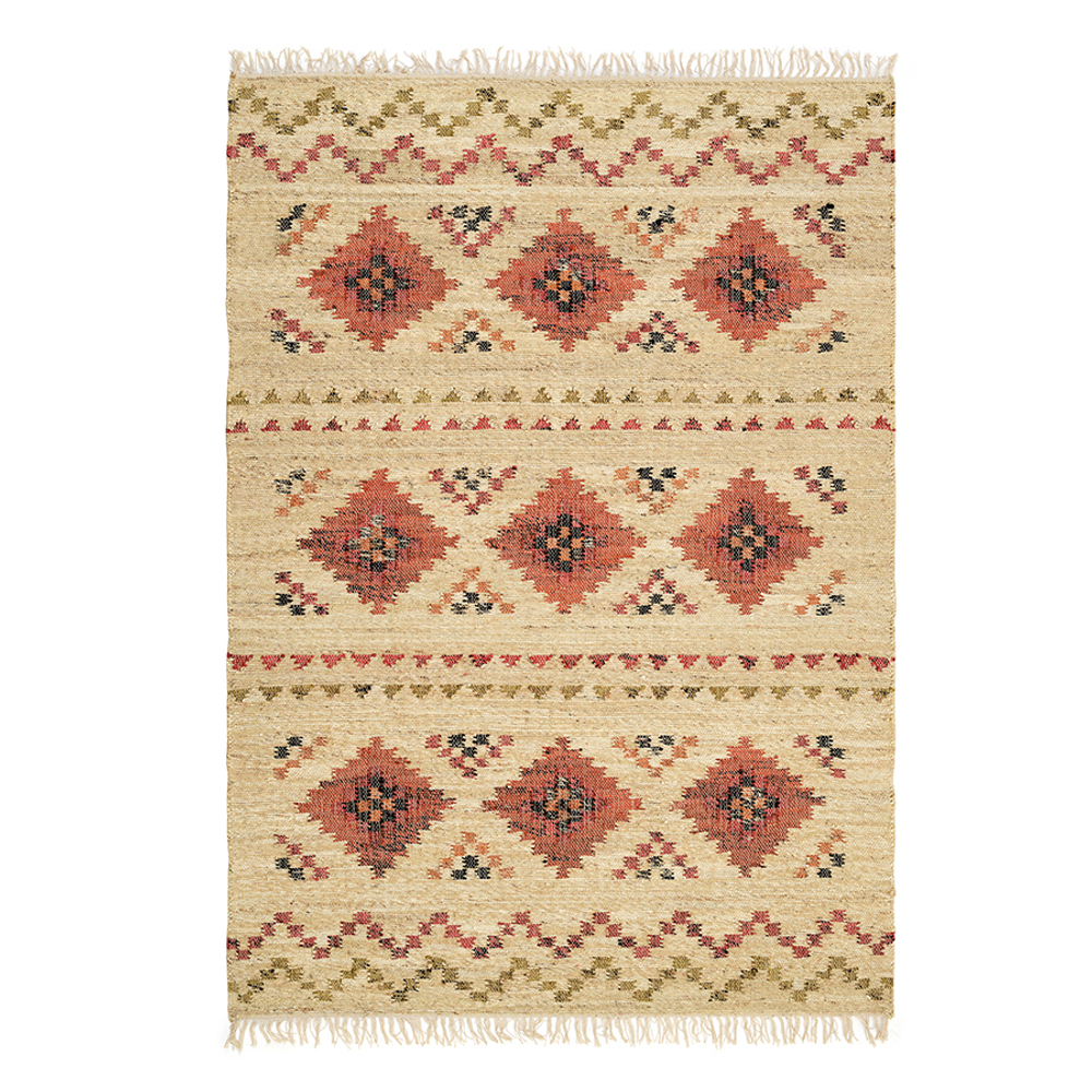 Ковер из шерсти по мотивам башкирских орнаментов из коллекции cultural heritage, 160х230 см