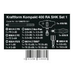 Набор для работы с сантехникой, системами отопления KK 400 WERA 05136072001