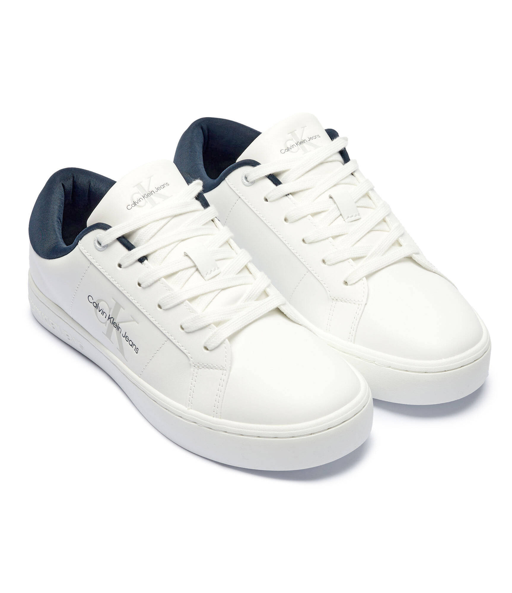 Кожаные кроссовки Calvin Klein Jeans - белый(YM0YM00864)