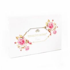 Постельное белье Elegant (серое) с кружевом TIVOLYO HOME Турция