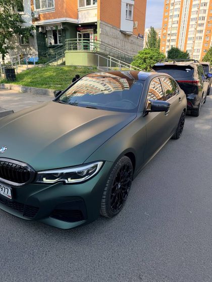 Carbins Color PPF Matte Dark Green MF 16D зеленая матовая цветная полиуретановая защитная антигравийная пленка