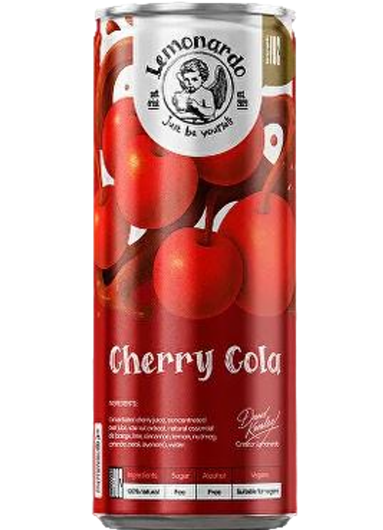 Напиток б/а Вишнёвая кола Lemonardo ж/б 330мл