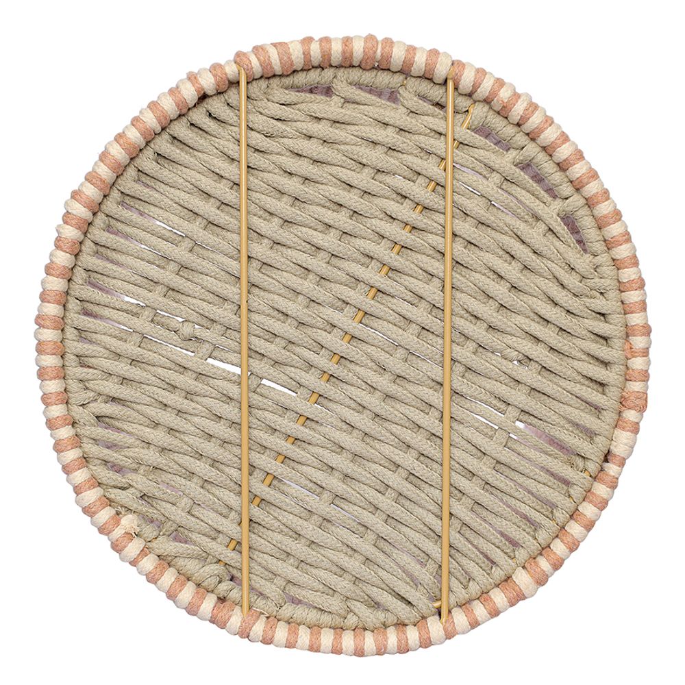 Корзина плетеная Dholak Beige из коллекции Ethnic, размер S
