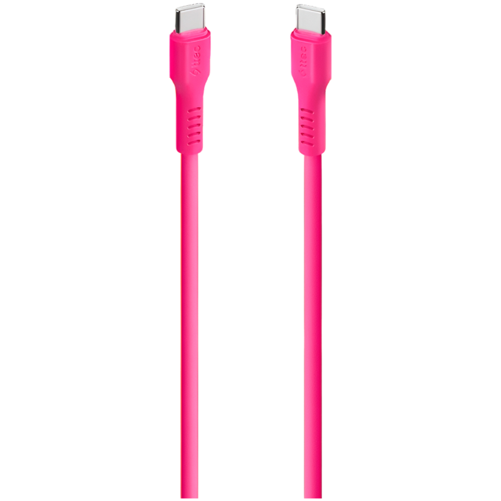 ttec USB-C - USB-C 120cm 60W PD/QC Neon Cable
