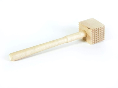 Молоток кухонный деревянный квадратный, береза