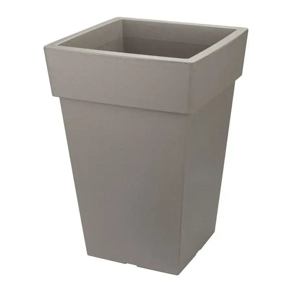 Кашпо ТУБУС 300мм 14л французcкий серый (комплект 3 шт)