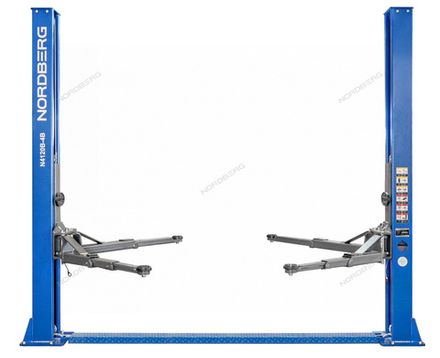 Цена на NORDBERG (N4120B-4B_3+2_220) Подъемник двухстоечный 4 т, 220 В, синий