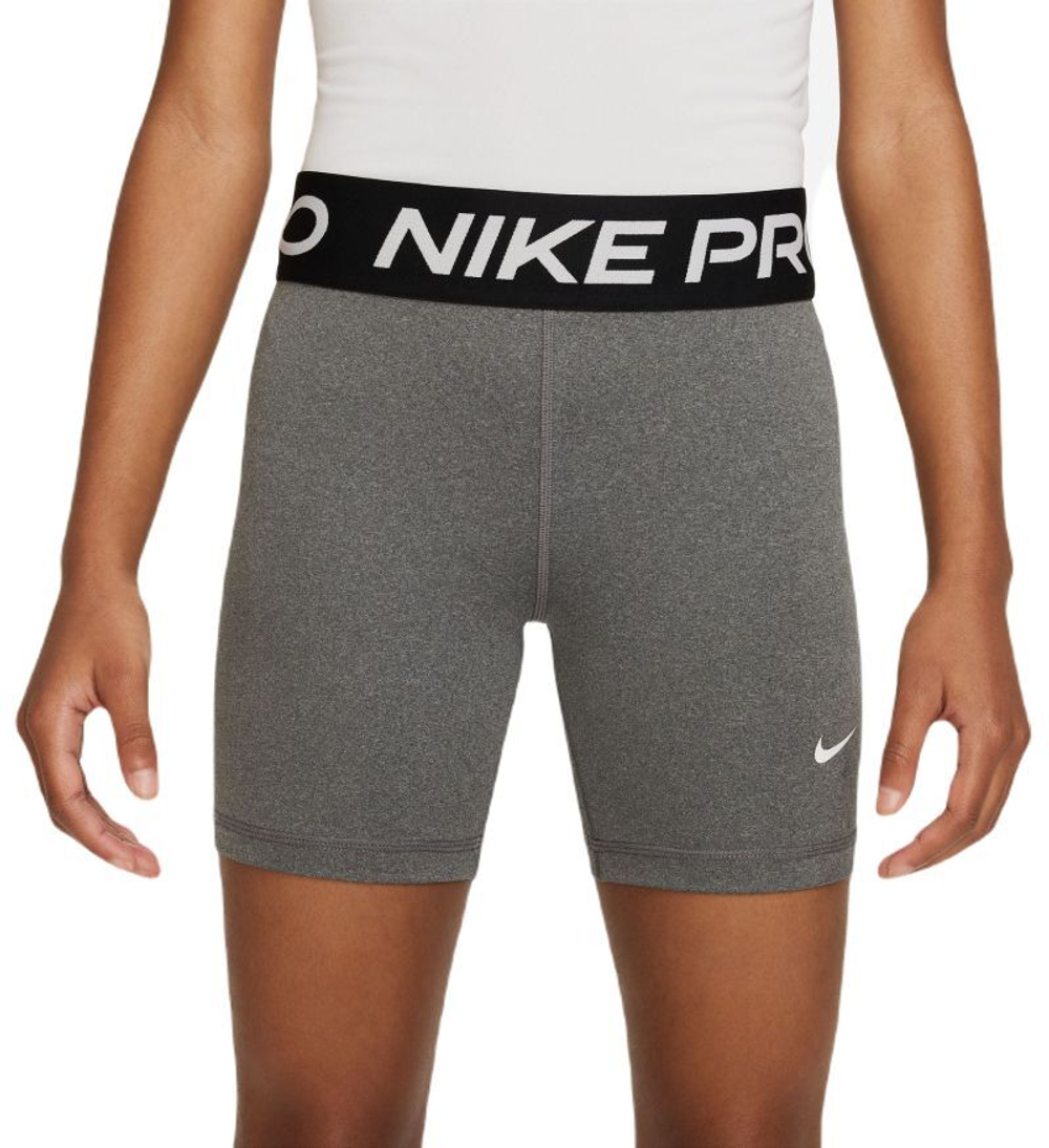 Детские шорты Nike Kids Pro Dri-Fit 5" Shorts - Gray