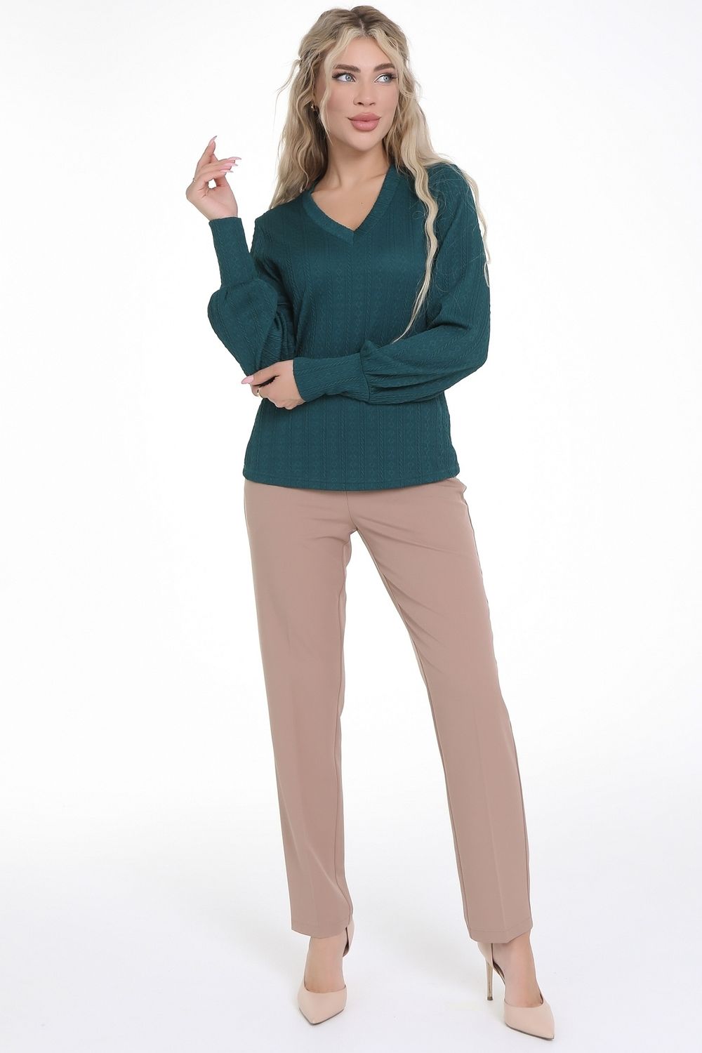 Блуза Милано (изумруд) Diolche