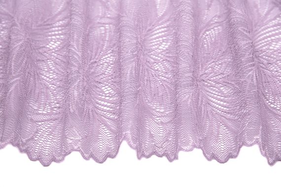 1079 Кружево эластичное 19, Италия, мандала, морской туман