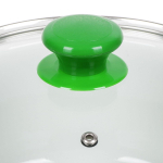 Набор эмалированной посуды 6 пр, кастрюли 1.5,2.3,5 л, Керчь, Поздние яблоки 5-1-Экстра, бел