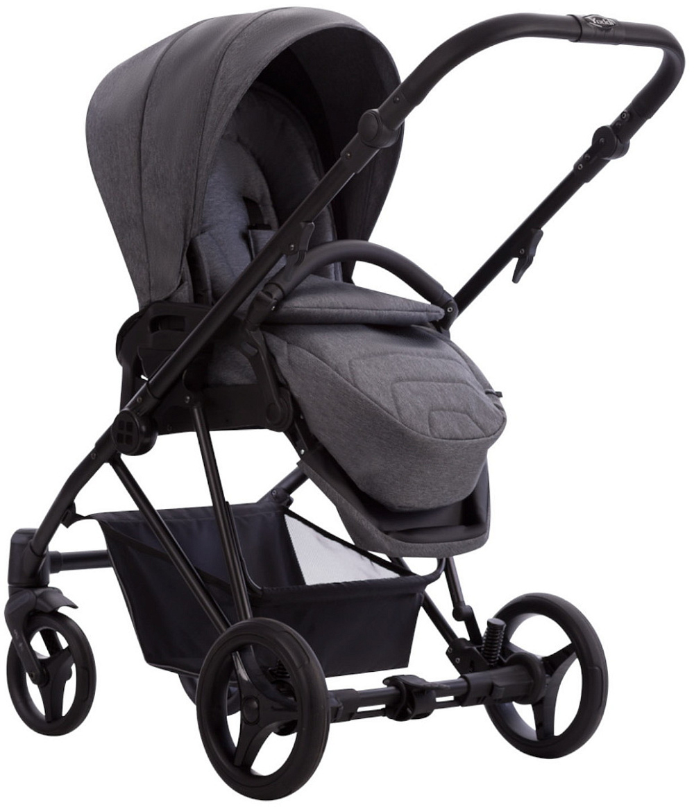 Детская коляска Bebetto Yoddi 2 в 1 02 т.серый