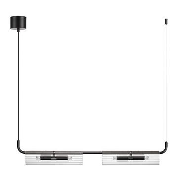 6561/4 SUSPENTIONI LN25 241 черный/прозрачный/металл/стекло Подвес G9 4*20W 220V TORONTO