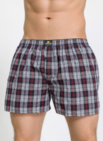 Набор из 3 мужских трусов-шортов в клетку (Размер: XXL) (Цвет: разноцветный)