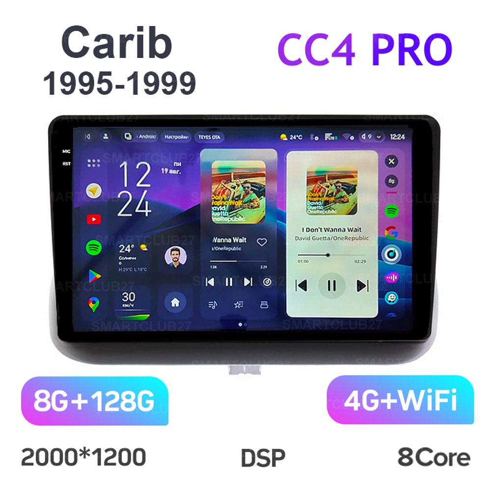 Teyes CC4 Pro 9" для Toyota Carib 1995-1999