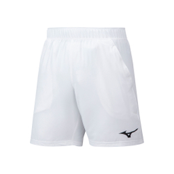 Мужские теннисные шорты Mizuno Flex 8in Shorts Men - White, Silver