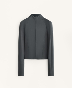 Oysho Высокотехнологичная куртка в рубчик, антрацитово-серый