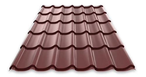Металлочерепица Monterrey/Ламонтерра VALORI-20-Violet-0.5 Цена за м²
