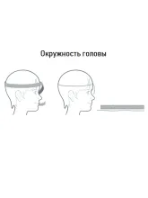 Панама "Рыбки" со шлейфом и завязками Maximo