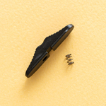Кнопка X-икс алюминиевая для ножей Microtech AB01BK (черная)