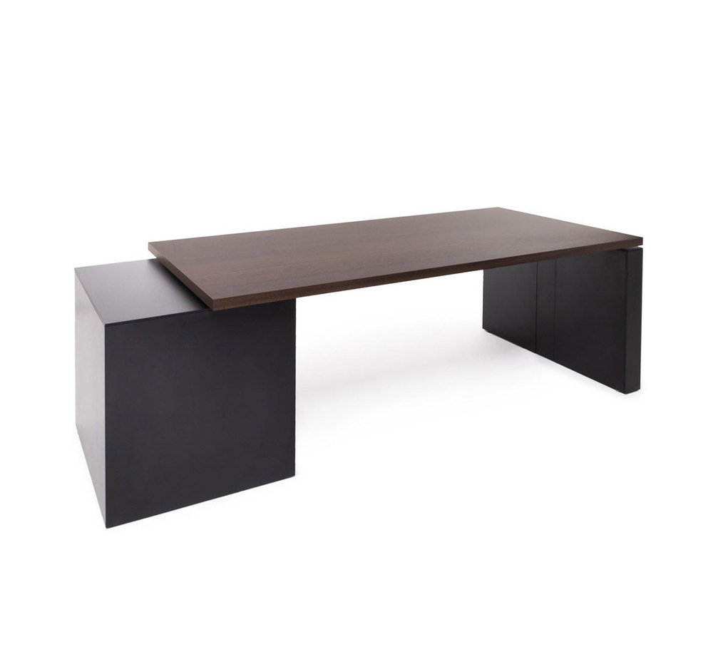 Стол руководителя с опорной тумбой RENZ (РЕНЦ)