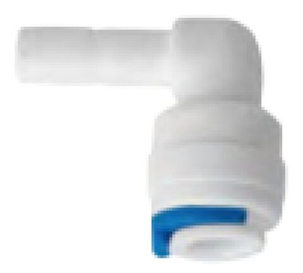 Фитинг угловой 1/4"х1/4", JG (трубка-стержень) QT-13A Naturewater (40-0-4)
