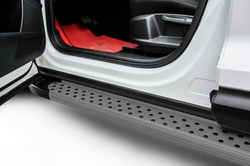 Пороги алюминиевые Nissan Juke (2010-2014) Standart графитовые