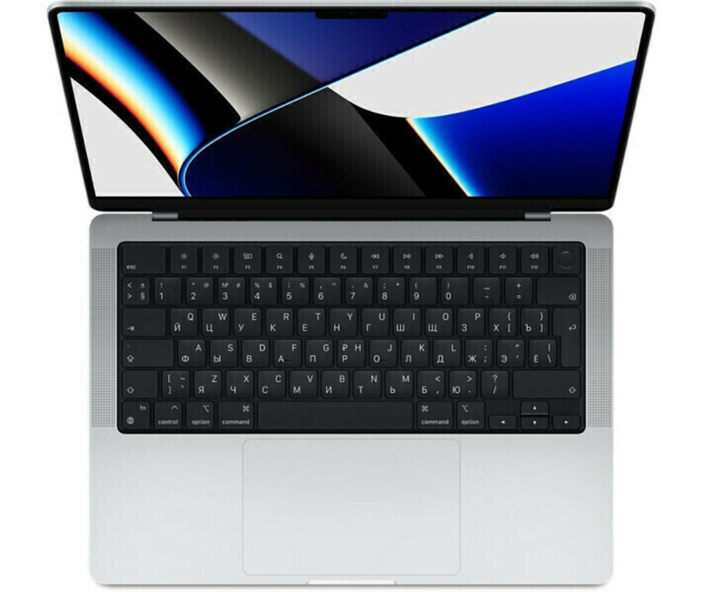 14.2" Ноутбук Apple Macbook Pro Late 2021 (3024x1964, Apple M1 Pro, RAM 16 ГБ, SSD 1 ТБ, Apple graphics 16-core), MKGT3LL/A, серебристый