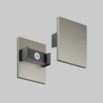 TR5735H-DN Торцевая заглушка высокая, для использования с экраном, для трека Shine, серия Base, комплект 2 шт, темный никель, алюминий