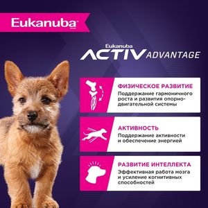 Сухой корм Eukanuba Puppy Small Breed ˂12 Months для щенков мелких пород с птицей