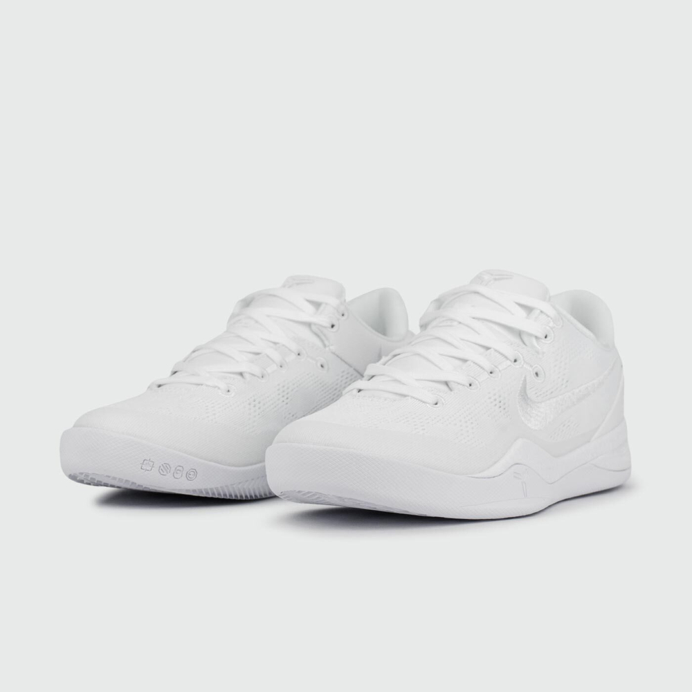 Кроссовки Nike Kobe 8 Protro Triple White Wmns