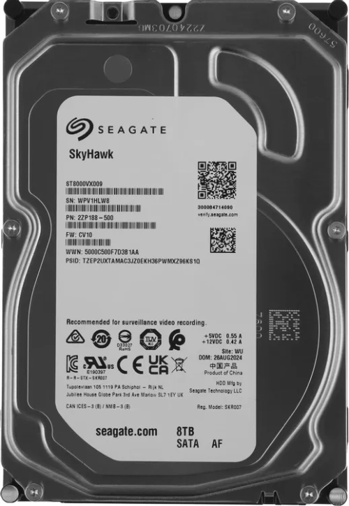 Жесткий диск Seagate SkyHawk Surveillance 8TB [ST8000VX009]