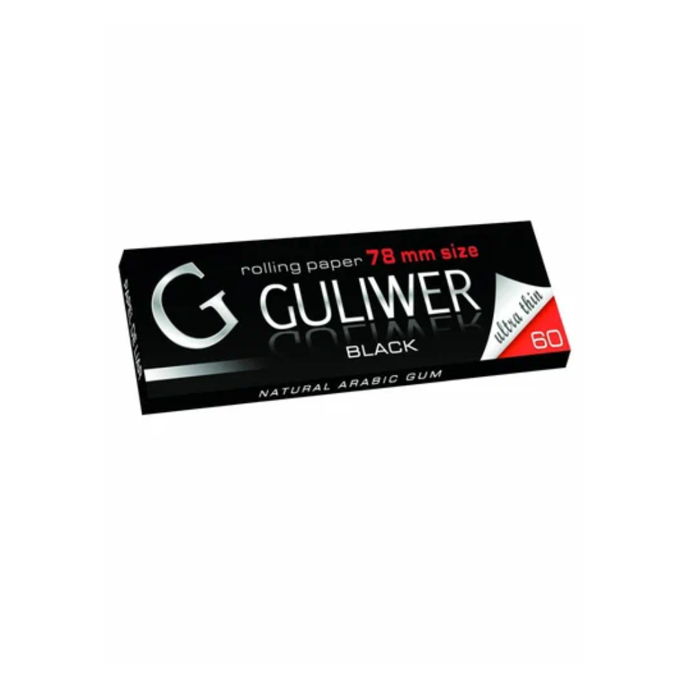 Бумага для сигарет "Guliwer" 78mm Black 60л*50шт