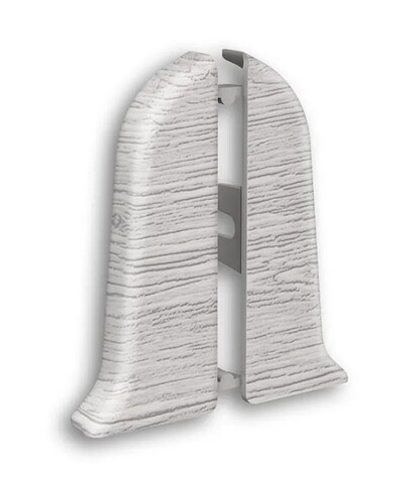 Торцевые (пара) для плинтуса 55мм "Идеал Классик", 432 Дуб платиновый