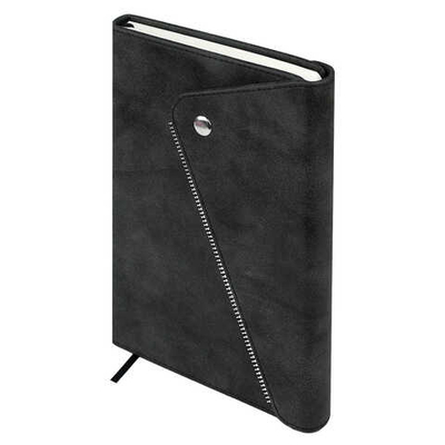 Ежедневник недатированный ESCALADA, А5, 160 л., СПИЛОК ДЕЛАВЭ ЧЁРНЫЙ