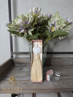 Подвесной декор-ароматизатор "Сердце с кистью Аннет" 20,3x5,4x3см Nuvole di Stoffa