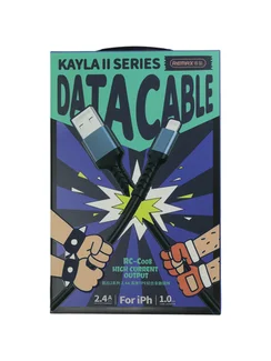 Кабель Remax RC-С008 USB-C to Lightning data cable (iPhone) 1m черный